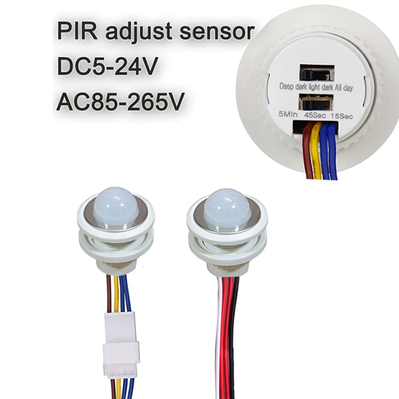 Mini armario PIR Sensor Detector interruptor inteligente 110V 220V PIR Sensor de movimiento por infrarrojos detección automática Sensor interruptor de luz - imagen 3