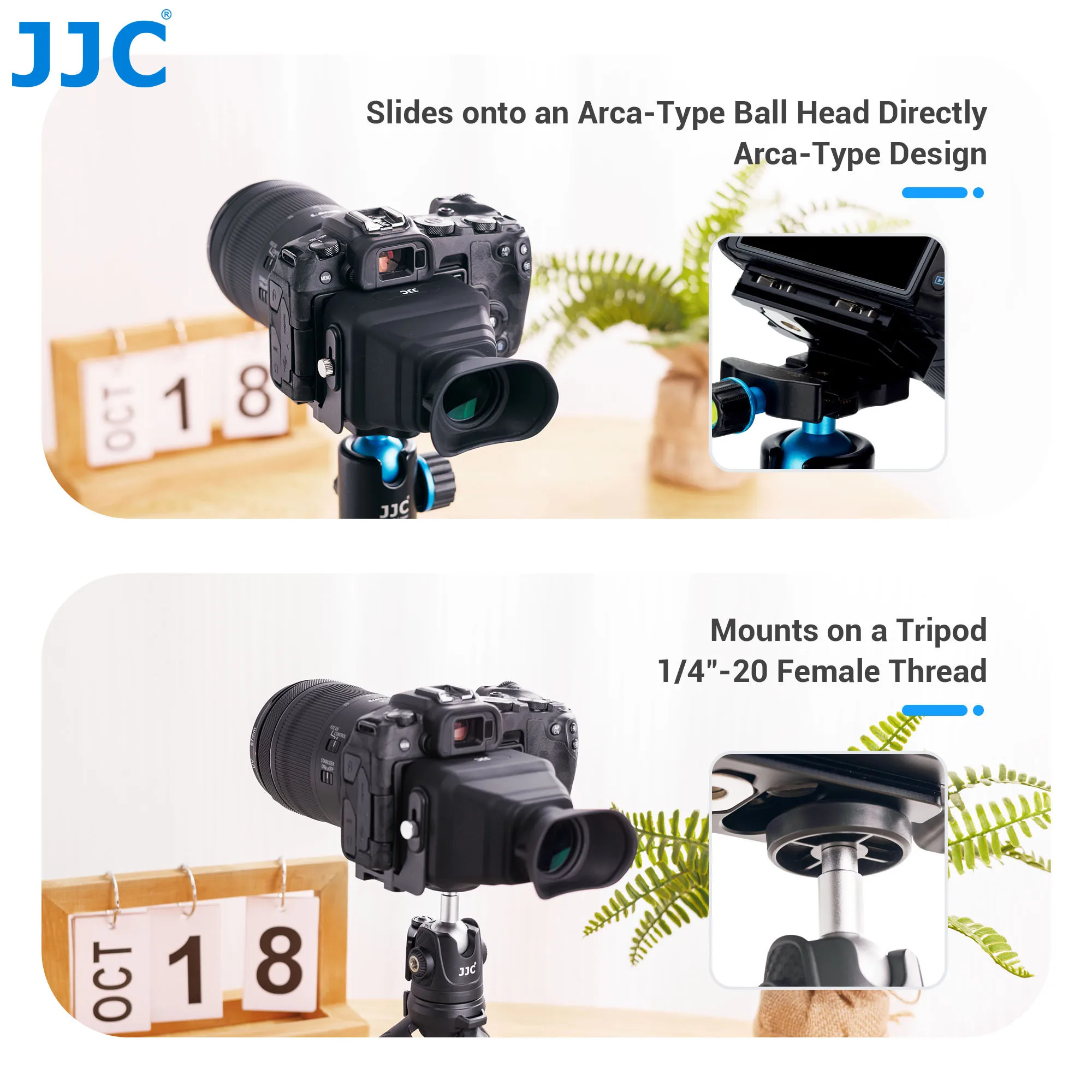 JJC 3X visor LCD ocular suave extendido para Fuji X-T30 III X-T5 X-T4 Nikon Zfc Z30 Z50 Z5 Sony ZV1II ZV1 ZV1F ZV-E1 RX100 V - imagen 5