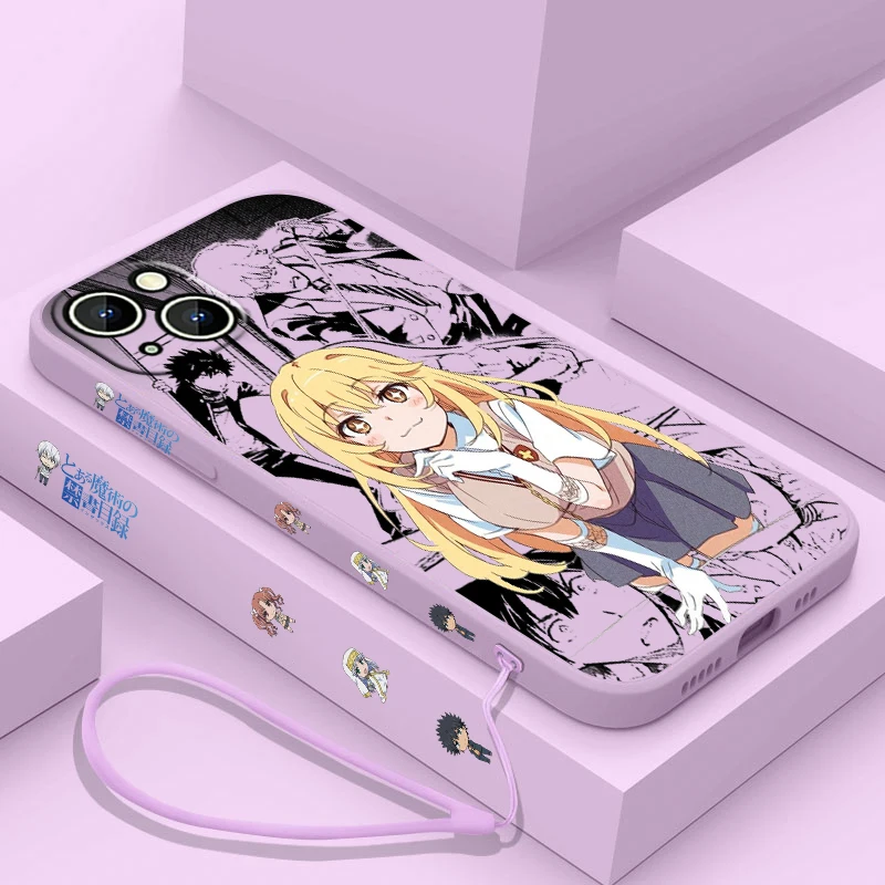 Funda de teléfono de un cierto índice mágico para Apple iPhone, 15, 14, 13, 12, 11 Pro Max Plus, 8, 7, SE, funda líquida con Capa de cuerda izquierda - imagen 5