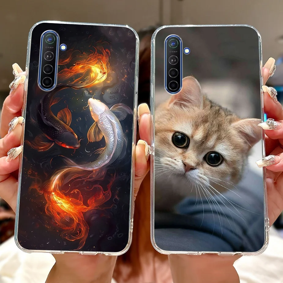 Para Realme X2 XT funda nueva funda pintada de lujo funda de teléfono de silicona suave para Realme X2 Pro XT RealmeX2 RealmeXT funda trasera Fundas - imagen 5