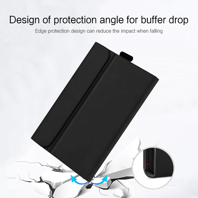 Funda Cuero PU Microsoft Surface Pro 11 / 10 / 9 – Con Soporte Integrado - imagen 5