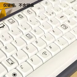 136 teclas minimalista blanco XDA perfil Keycap personalizado PBT japonés coreano alemán francés español brasileño portugués multilingüe