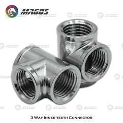 Divisor Agua 3 Vías Latón G1/4 – Tee Fontanería