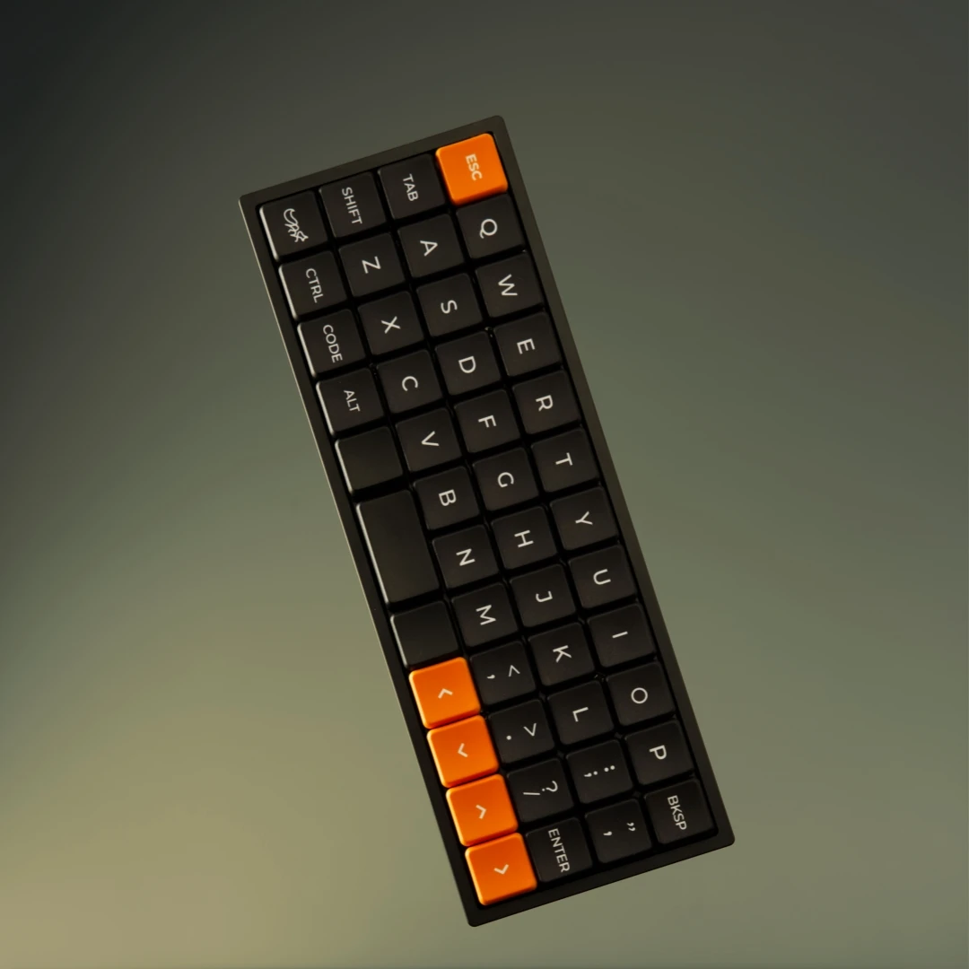 CFX-Teclado mecánico Geonix48 de bajo perfil, KIt de intercambio en caliente para Kailh 1350 Choc, interruptor de perfil bajo, QMK tipo-c - imagen 2