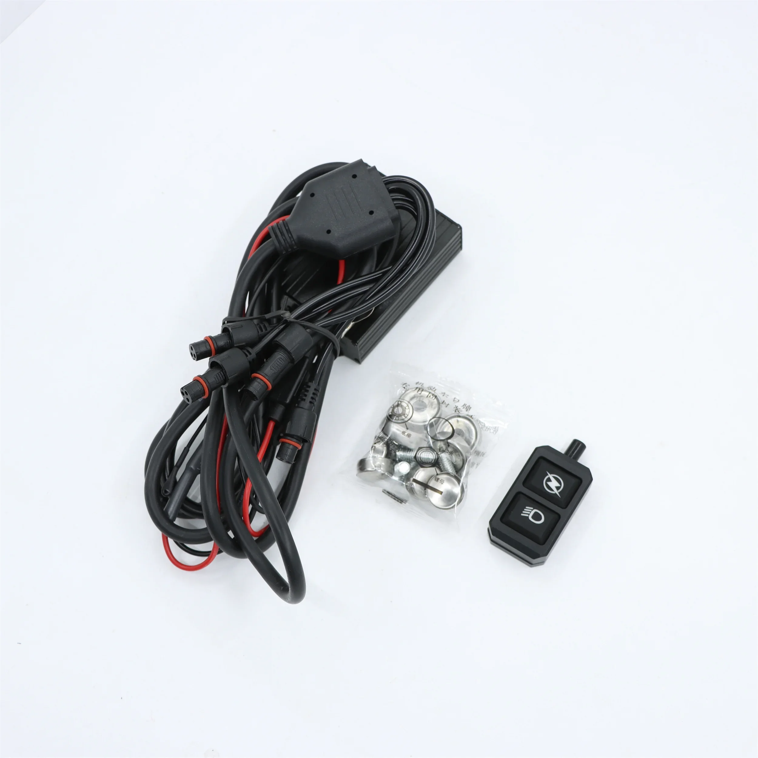 El más nuevo soporte de montaje del marco de la placa de matrícula delantera estroboscópica de doble color con mango de cable remoto - imagen 3