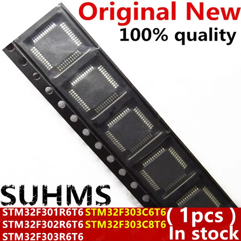 Chipset QFP 100% nuevo, STM32F301R6T6, STM32F302R6T6, STM32F303R6T6, STM32F303C6T6, STM32F303C8T6, 1 unidad - imagen 2