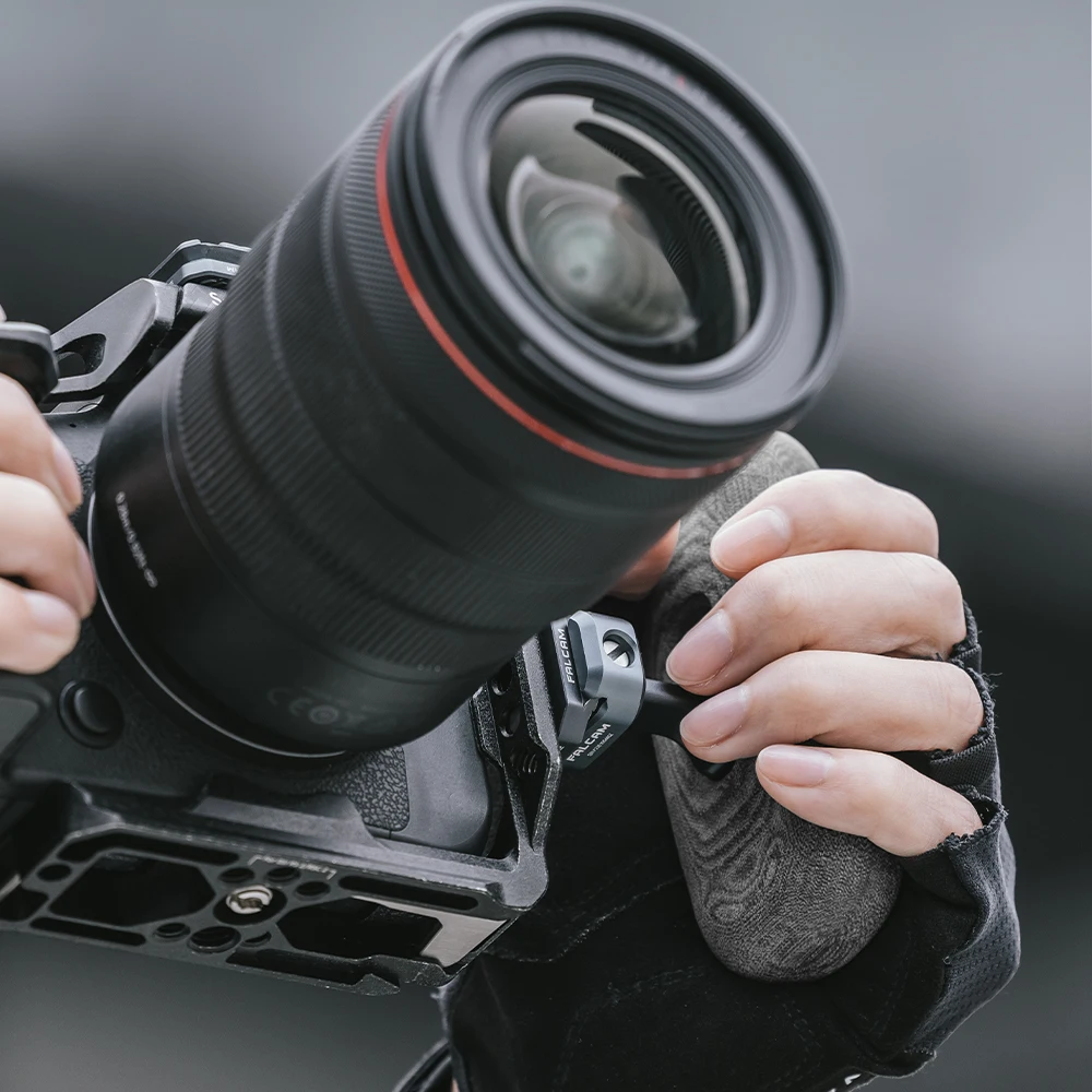 Ulanzi Falcam F22 Kit de agarre de mano lateral de jabón de liberación rápida para jaula de cámara tradicional con placa QR F22, accesorios de fotografía - imagen 4