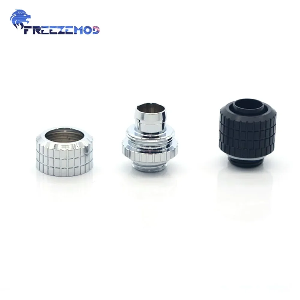 FREEZEMOD Pagoda Hexagonal fija tubo suave para 9*12,7/10*13mm conector de PVC 3/8 manguera Coppr para sistema de enfriamiento de agua BRGKN - imagen 2