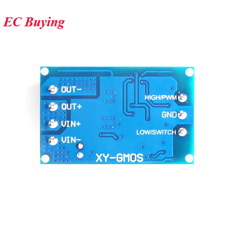 Módulo de accionamiento de gatillo FET de tubo MOS 10A 600W 15A 400W DC 4V-60V 5V-36V regulador PWM tablero de Motor de interruptor de disparo de nivel alto/bajo - imagen 4