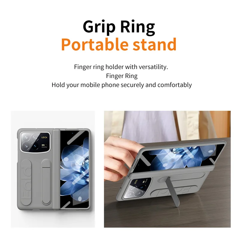 Para Xiaomi Mix Fold4 Fold3 con bisagra funda de teléfono pulsera correa de muñeca soporte película protectora de pantalla cubierta protectora a prueba de golpes - imagen 5