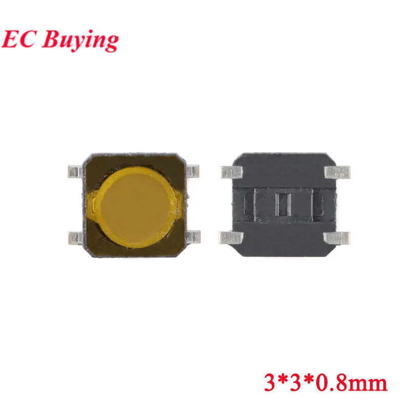 10-100 Uds interruptor de botón de membrana impermeable 4,8*4,8*0,55 3,7*3,7*0,35 3*3*0,8 4,5*4,5*0,55 4*4*0,8 2,6*3x0,65 parche Micro táctil - imagen 4
