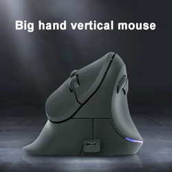 CHYI Raton Vertical Inalambrico Ergonomico USB 1600 DPI 6 Botones