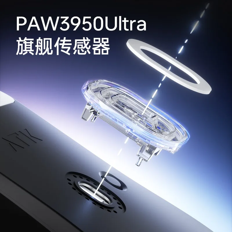 Nuevo ratón inalámbrico ATK Liekong F1 V2 ligero 55g para manos pequeñas y medianas Gaming Office Esports ergonómico 4K receptor PAW3395 - imagen 4