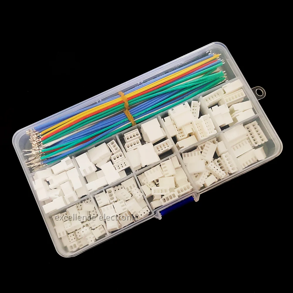 Kit de conectores JST XH de 2,54mm, enchufes macho hembra XH2.54 y Cables de silicona prensados de 22AWG, cable 2, 3, 4, 5, carcasa de 6 pines - imagen 5