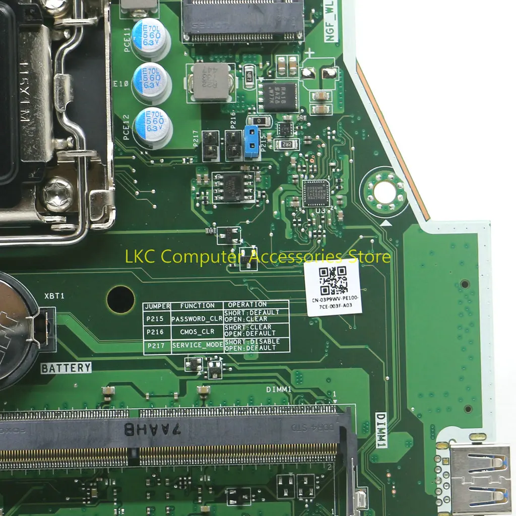 New FOR DELL Optiplex 5250 AIO All-in-one Motherboard IPKBL-SM 3P9WV 03P9WV CN-03P9WV with Graphics Card MB 100% Tested - imagen 2