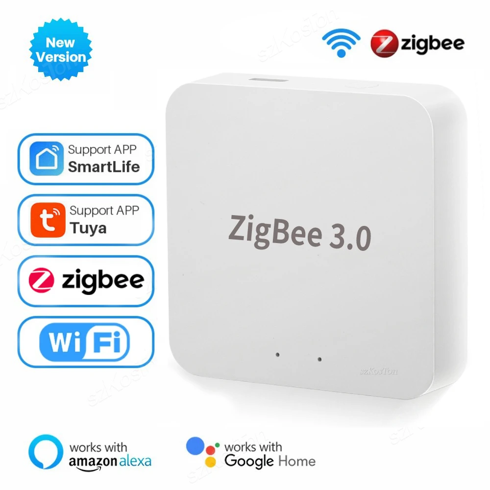 Tuya Zigbee 3.0 Hub - Puente para hogar inteligente con Alexa y Google