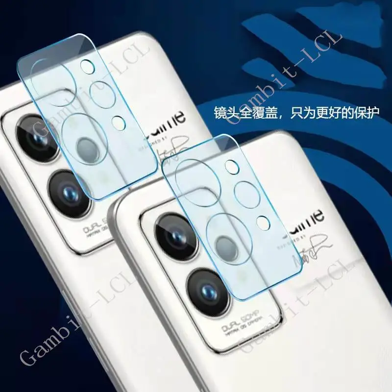 Lente de cámara 3D para Realme GT2 Pro, Protector de vidrio templado en GT2Pro Master Explorer Edition, película protectora de pantalla trasera - imagen 3