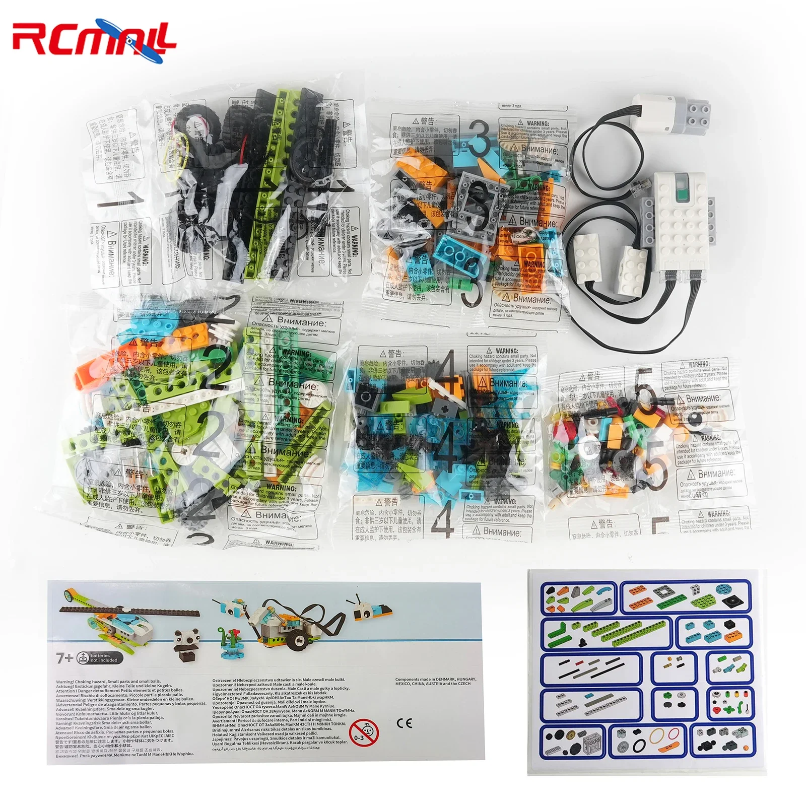 STEM-Robot de programación educativa, Kit de ladrillos electrónicos Compatible con We.do2.0 45300, juego de construcción de robótica, juguetes DIY - imagen 2