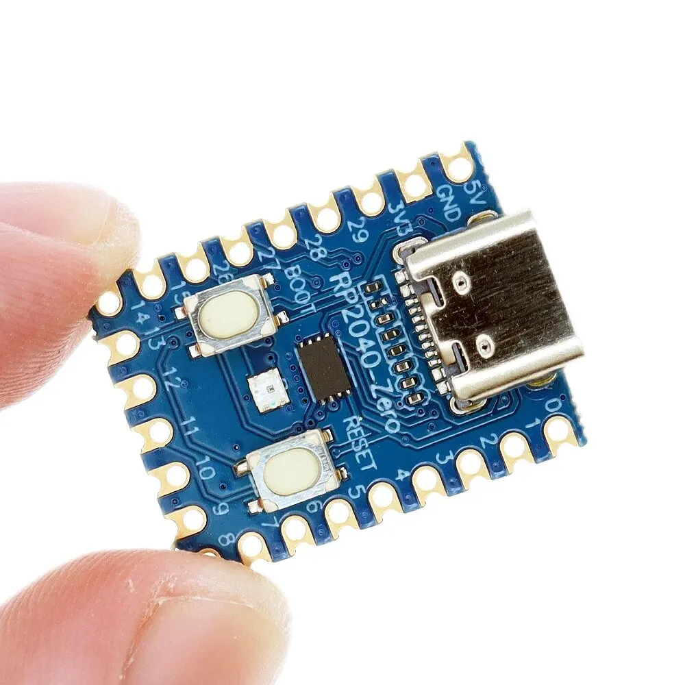TENSTAR-Placa de desarrollo RP2040-Zero RP2040 para microcontrolador Raspberry Pi PICO, módulo de doble núcleo, 2MB Flash - imagen 5