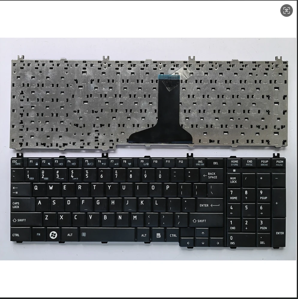Teclado para ordenador portátil Toshiba Dynabook Satellite B450/C B551/E Pro S750 b562/f - imagen 4