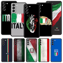 Funda Samsung Galaxy S24/S23/S22/S21 Bandera Italia Silicona Suave