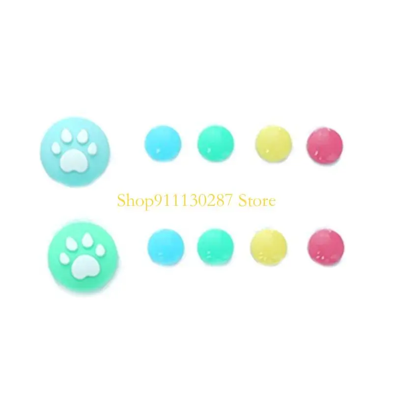 J1HC 10 piezas bonitas tapas agarre para pulgar para cubierta del Joystick del controlador del interruptor - imagen 4