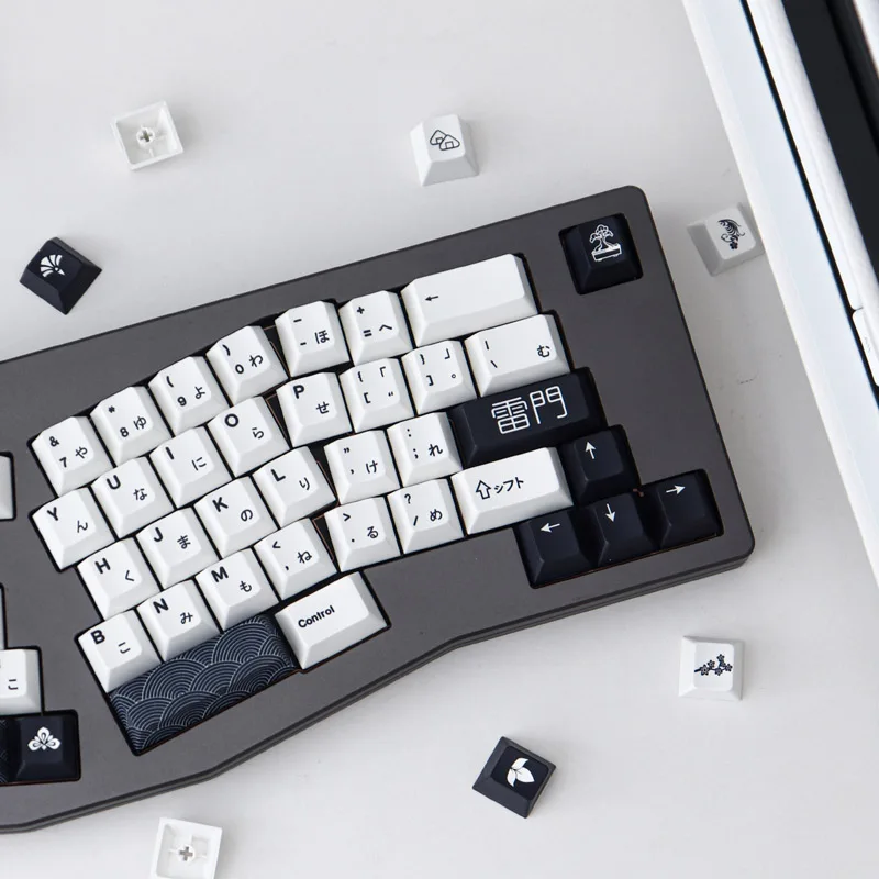 GMK-Teclado mecánico Thor Thunder Gate Kaminarimon, 152 teclas, PBT, sublimación de tinte, perfil de cereza - imagen 5