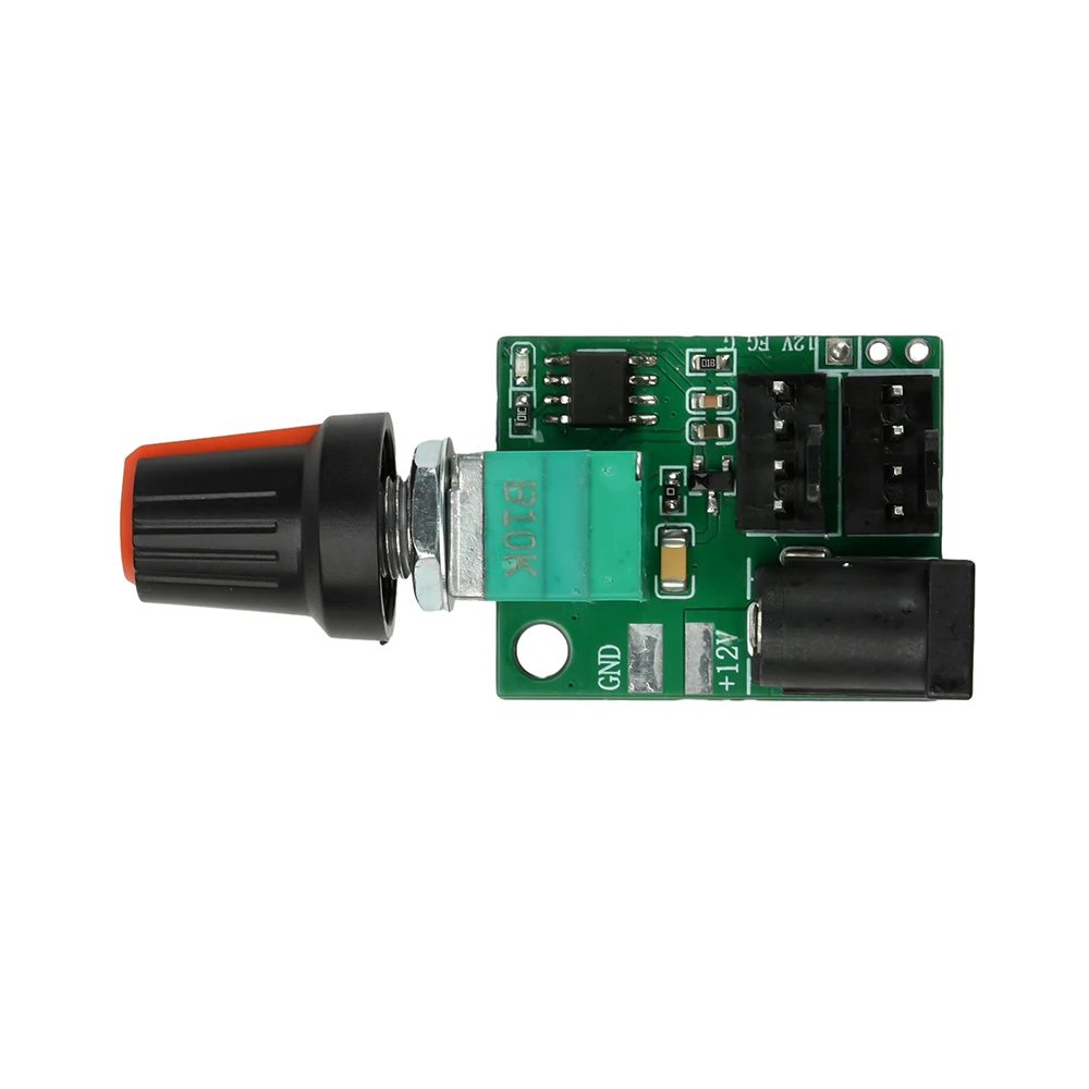 Mini módulo controlador de velocidad del Motor 5A PWM DC 12V interruptor regulador de velocidad del ventilador de 4 cables de doble canal - imagen 5
