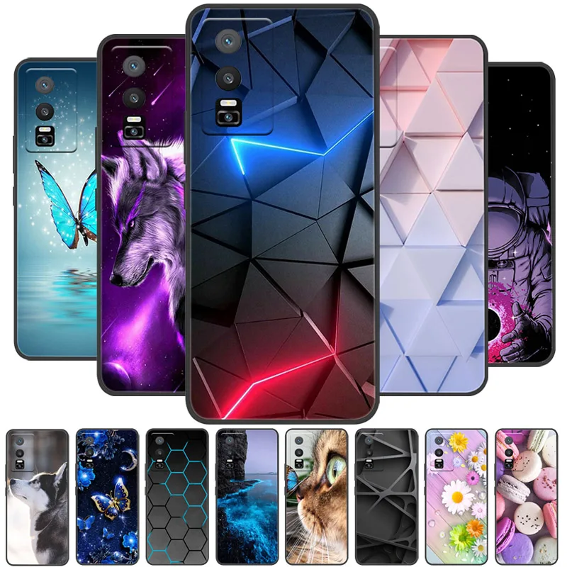 Para Coque Vivo Y76 5G Funda trasera de silicona Funda de teléfono para Vivo Y76 5G Fundas parachoques suave Funda para Vivo Y 76 5G V2124 Conchas