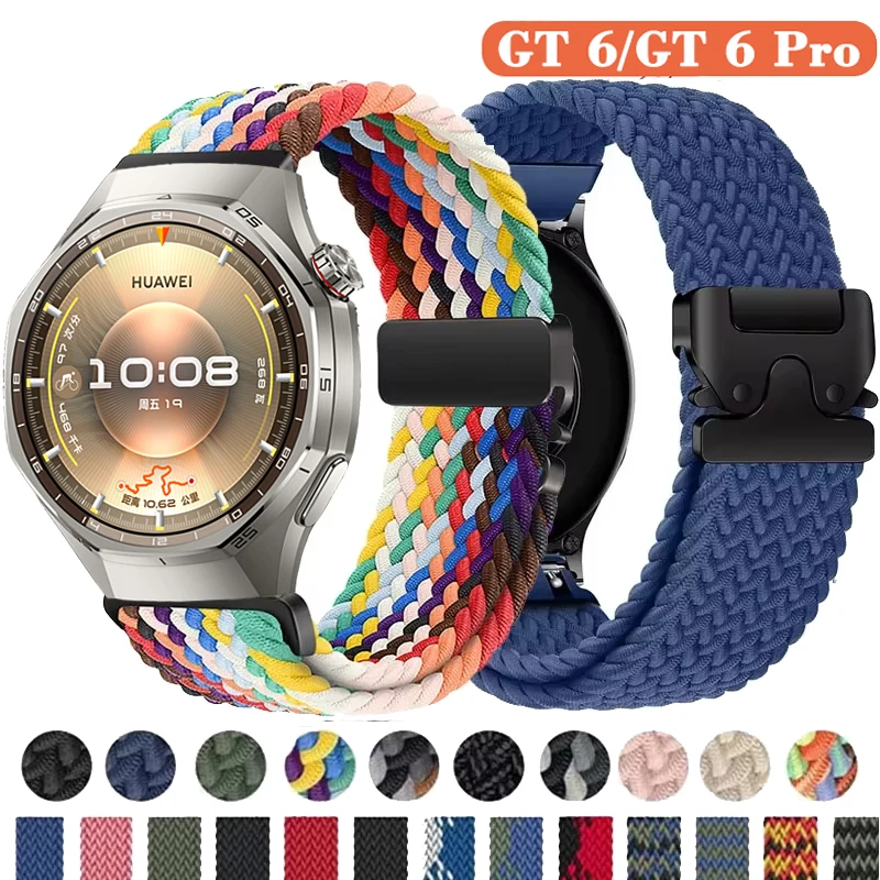 Bucle trenzado de paracaídas para Huawei Watch GT 6 46mm GT6Pro Correa 22 20mm Correa para Huawei Watch 5 4 3Pro GT6 5 4 3 46mm 42mm GT2e