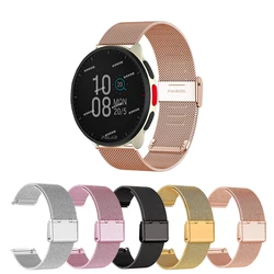 Correa metálica Polar para pulsera deportiva de acero inoxidable