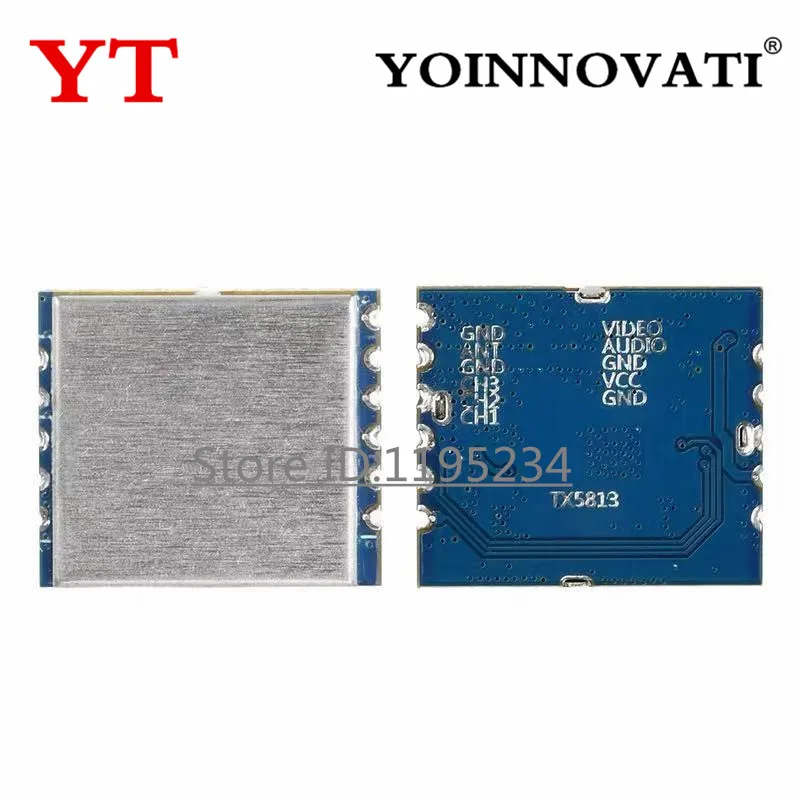 Módulo transmisor FM VTX TX5813 de 5,8G, 20mW, con Control de interruptor SPI, transmisor RF de 8 canales para aplicaciones de Control remoto