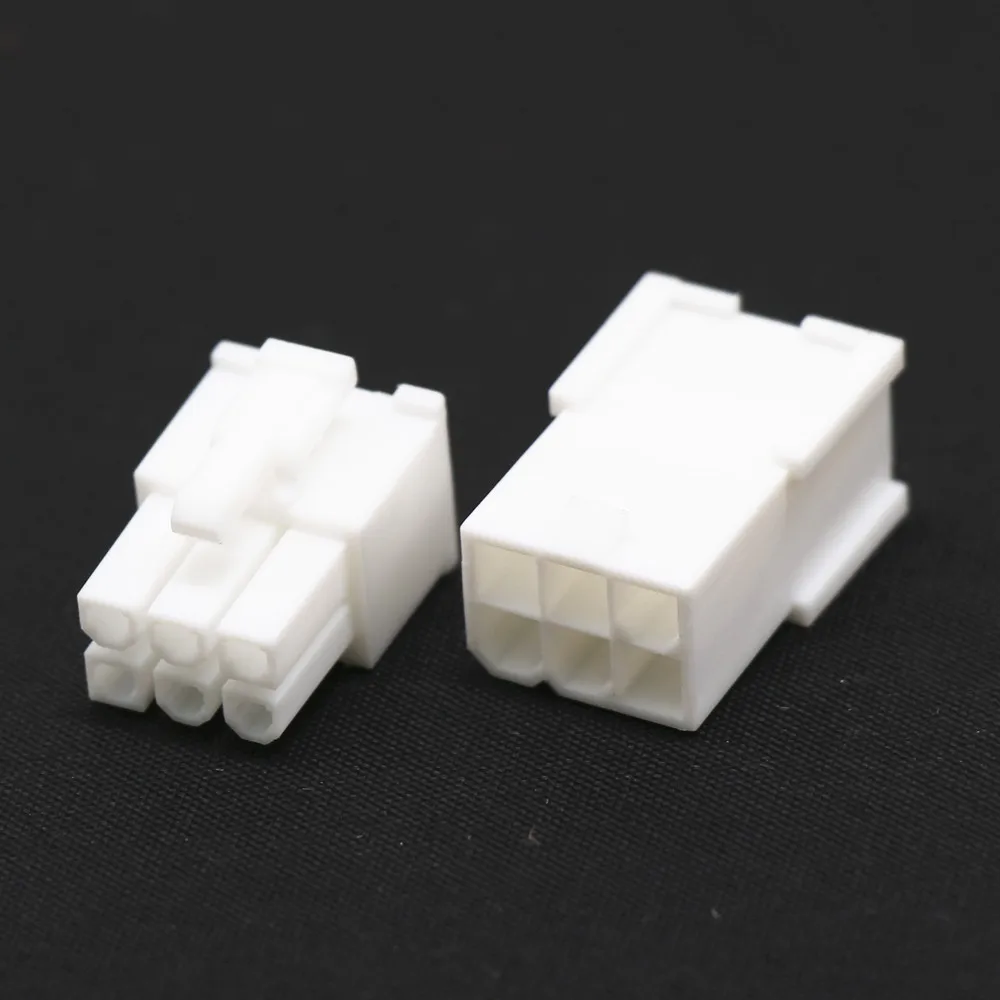Conector blanco 4,2mm 5557 5559 enchufe 24 pines MB 8 pines CPU 4 + 4 pines 6 + 2 pines 8 pines GPU 6 pines PCIE carcasa para Cable Modular de extensión PSU - imagen 5