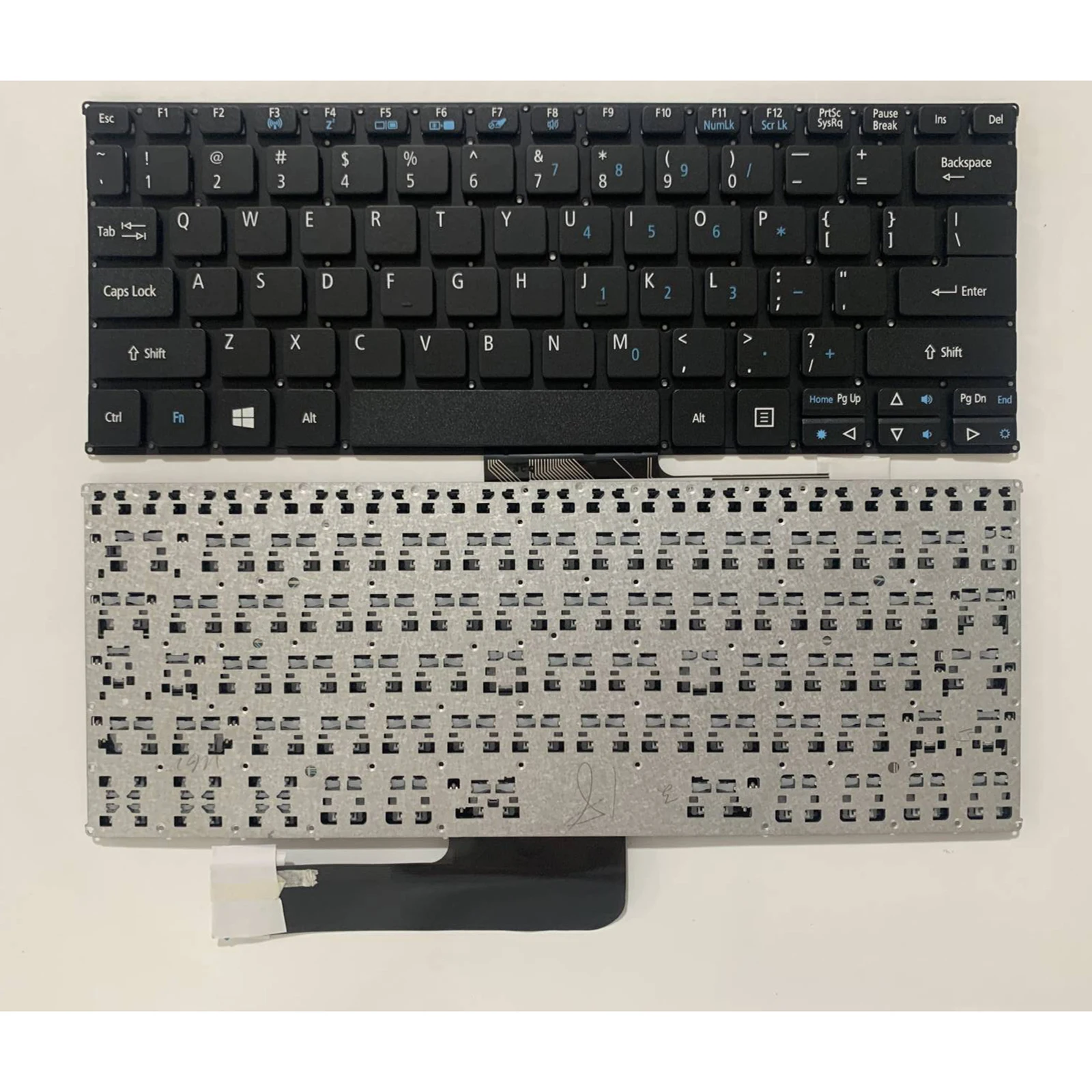 Teclado de ordenador portátil con diseño estadounidense para Acer Aspire Switch 10 SW5-012-10JS P0YAY SW1-011-19FT US NKI101304E