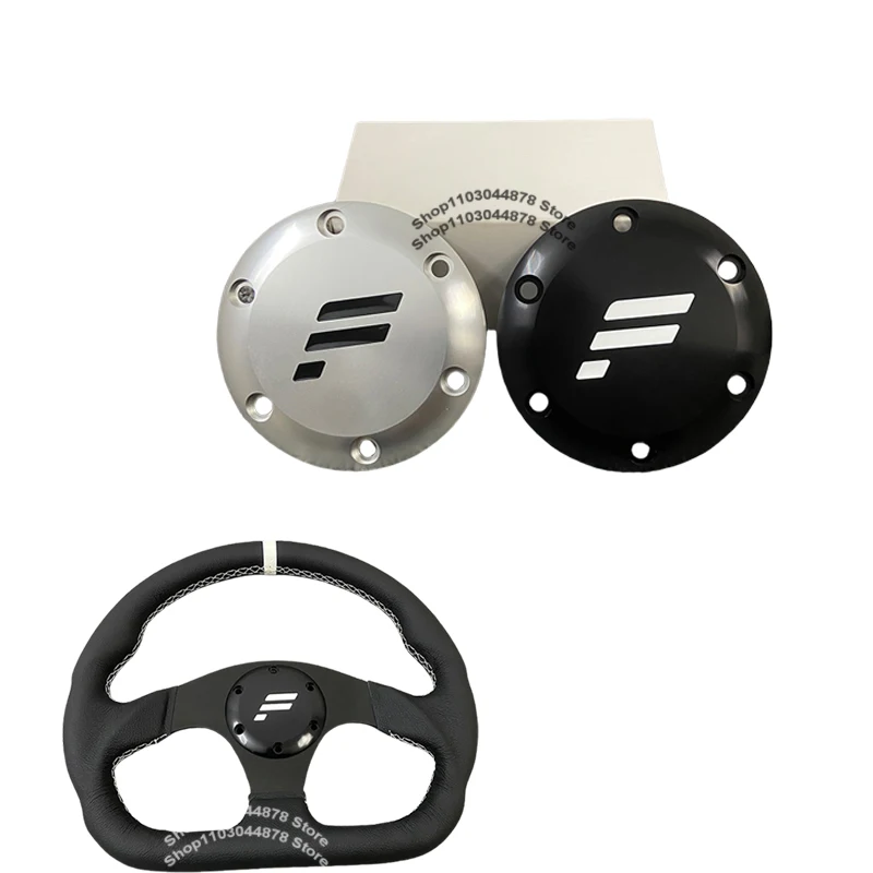 Placa de cubierta de botón de bocina para volante Fanatec Simracing, adaptador Mod de actualización de simulación de coche MOD PCD 70mm