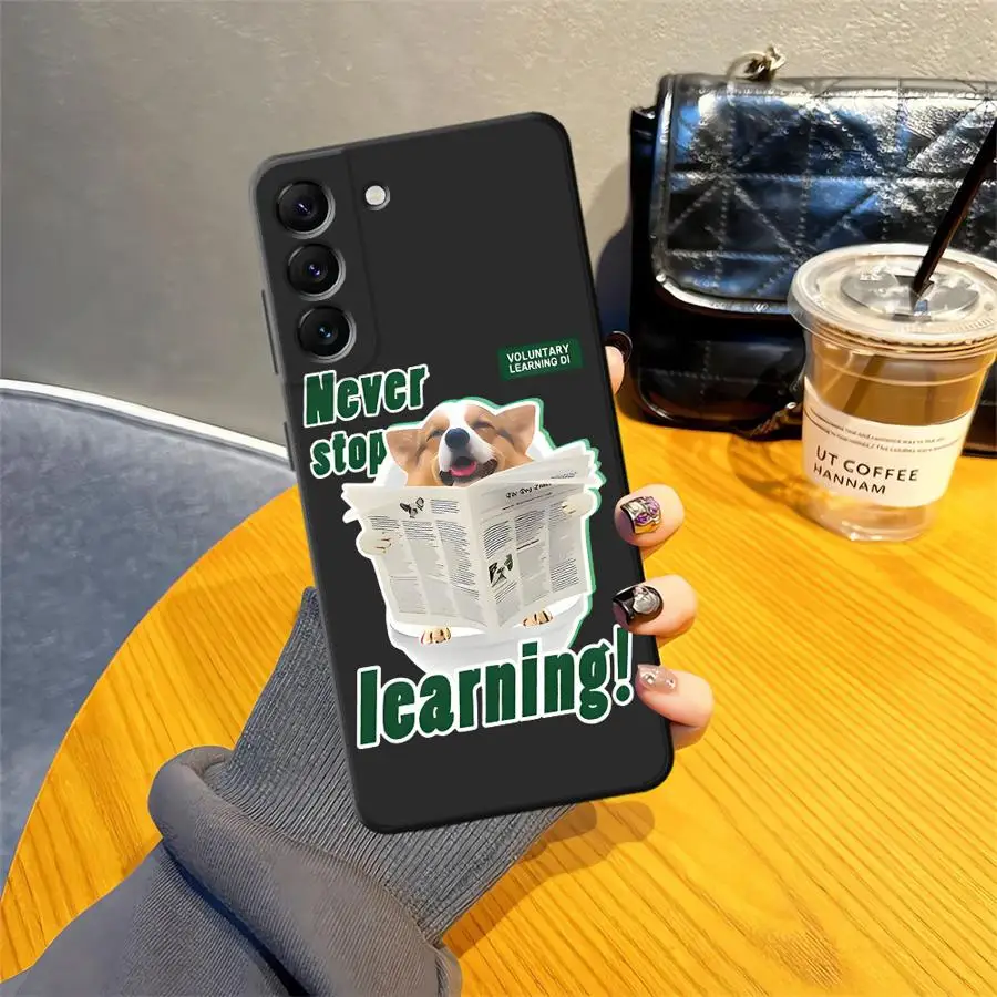 Funda de teléfono suave negra con perro divertido para Honor X6 200 400 Lite 8X X5b X8 70 Magic5Lite 90 X7 X9a - imagen 3