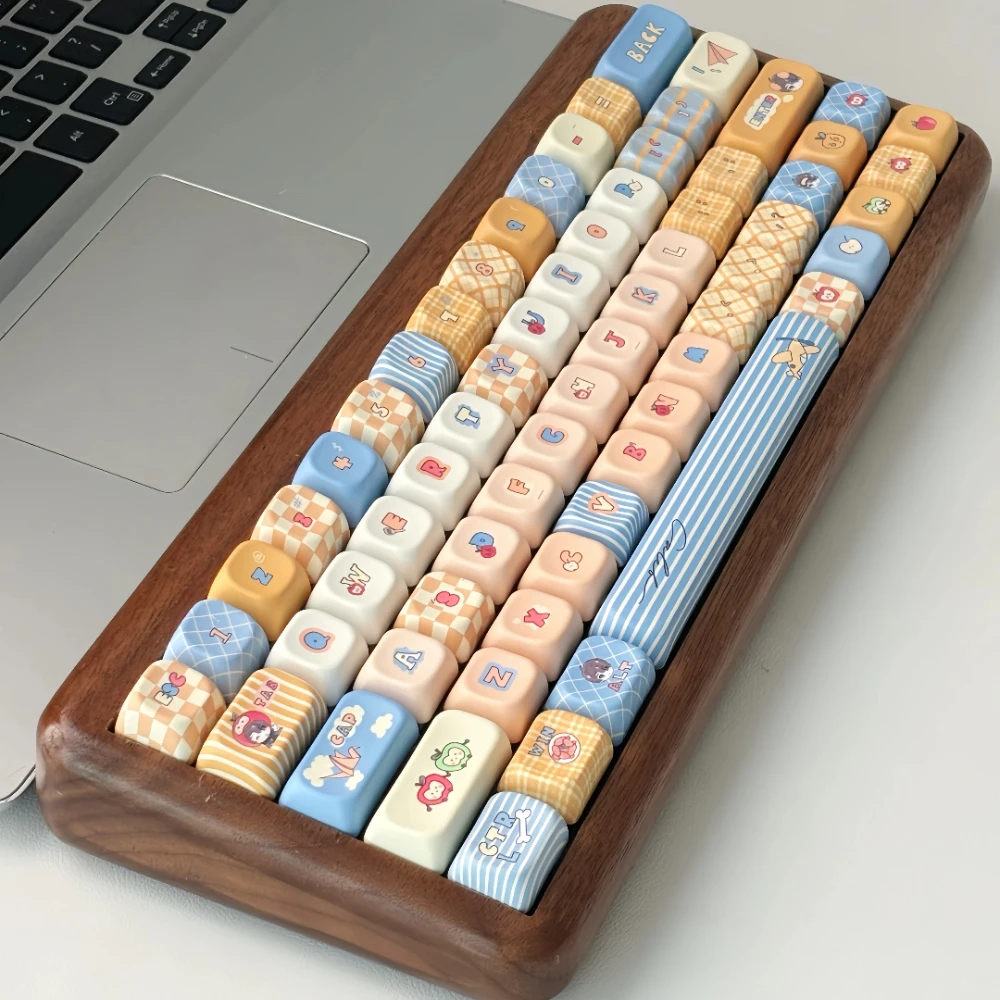 Caleb Keycaps EOA Cherry Profile Love and Deepspace Theme Anime Juego Redondo Dibujos animados Lindo PBT Keycap para teclado mecánico DIY - imagen 5