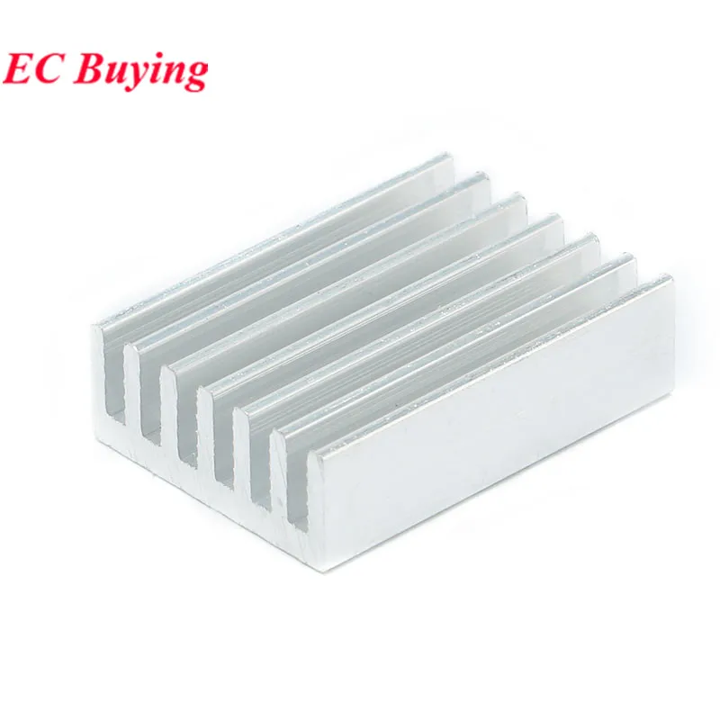 20 piezas/5 unidades 20*14*6mm disipador de calor del radiador enfriador aleta de refrigeración disipador de calor de aluminio para Chip LED módulo de Transistor IC de potencia PBC 20x14x6 - imagen 3