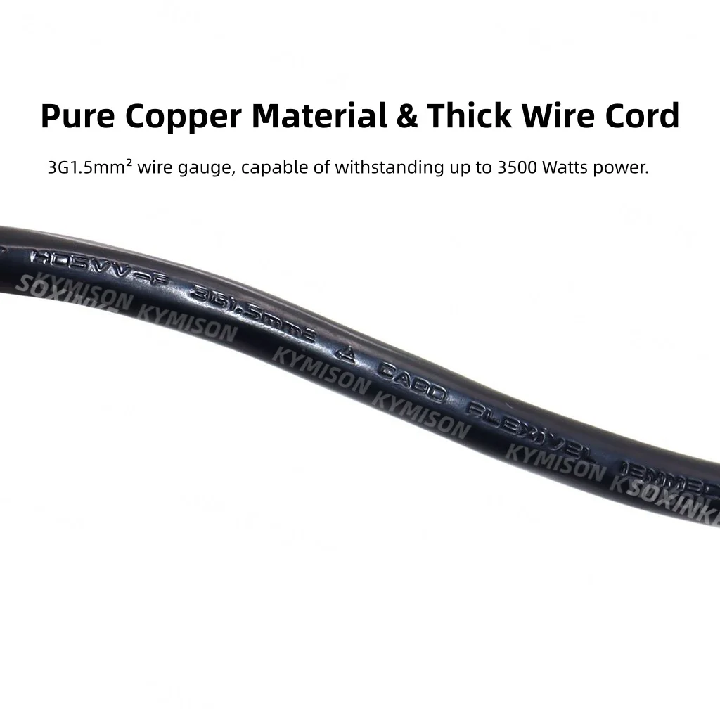 Cable de alimentación industrial IEC 60309 Schuko 16A IP44 - imagen 5