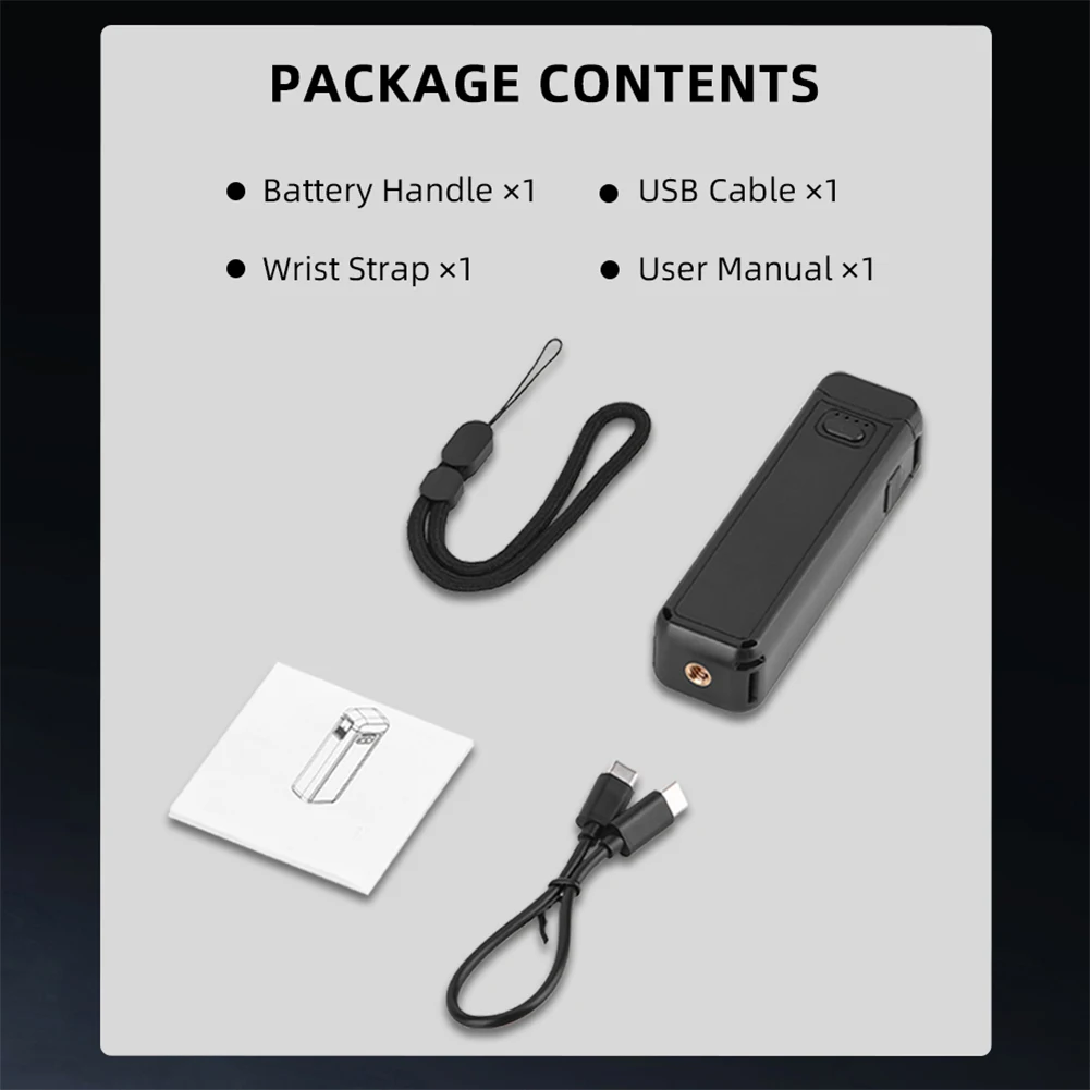 Controlador de duración de batería PO3050 para DJI Pocket 3, varilla de extensión de cargador de carga rápida portátil de 10W y 5000mAh para cámara DJI Pocket 3 - imagen 4