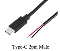 Type-C  2Pin Male