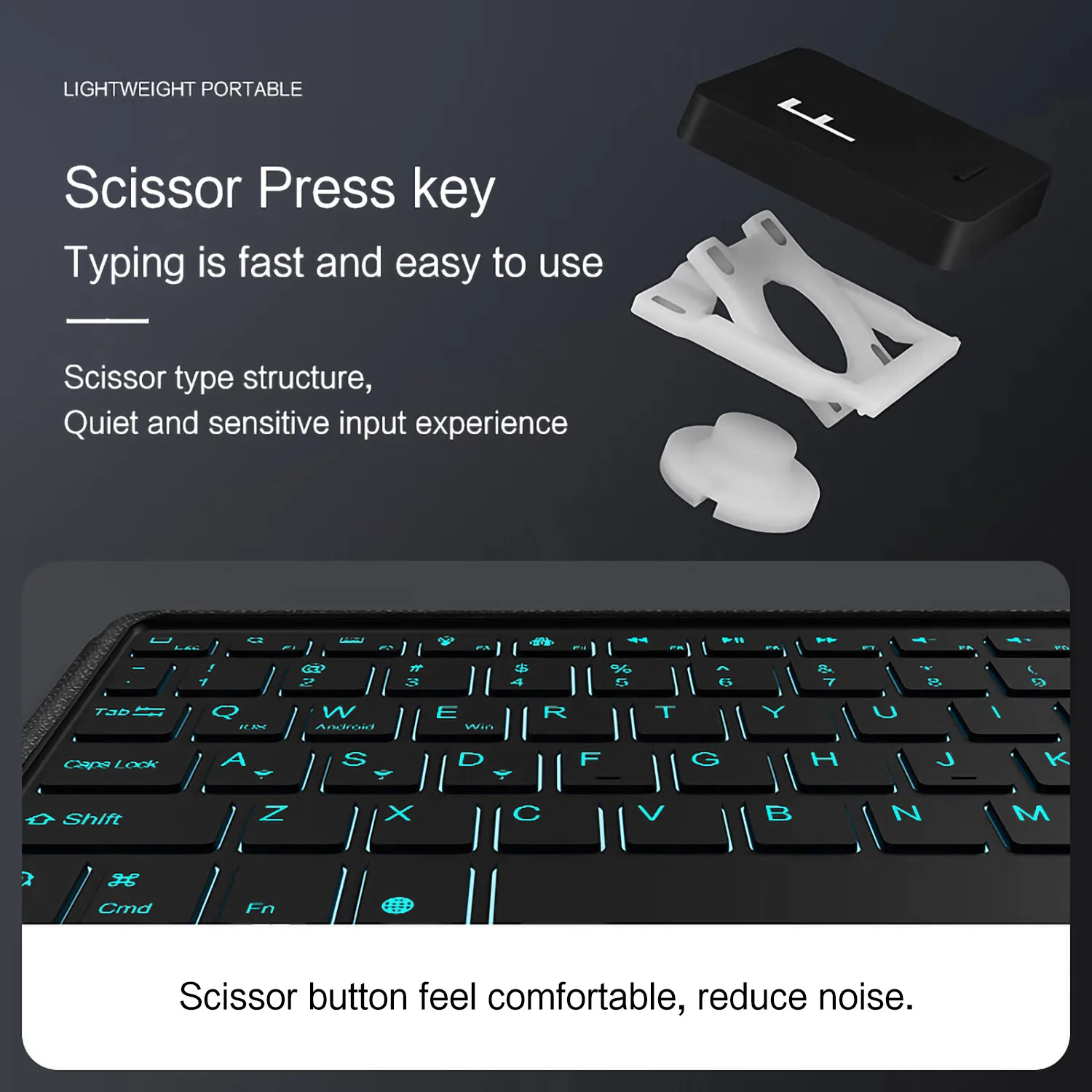 Teclado mágico retroiluminado para iPad Pro 11 13 pulgadas M4 2024 funda inteligente para iPad Air 11 13 pulgadas M3 M2 Tablet cubierta de teclado desmontable - imagen 5