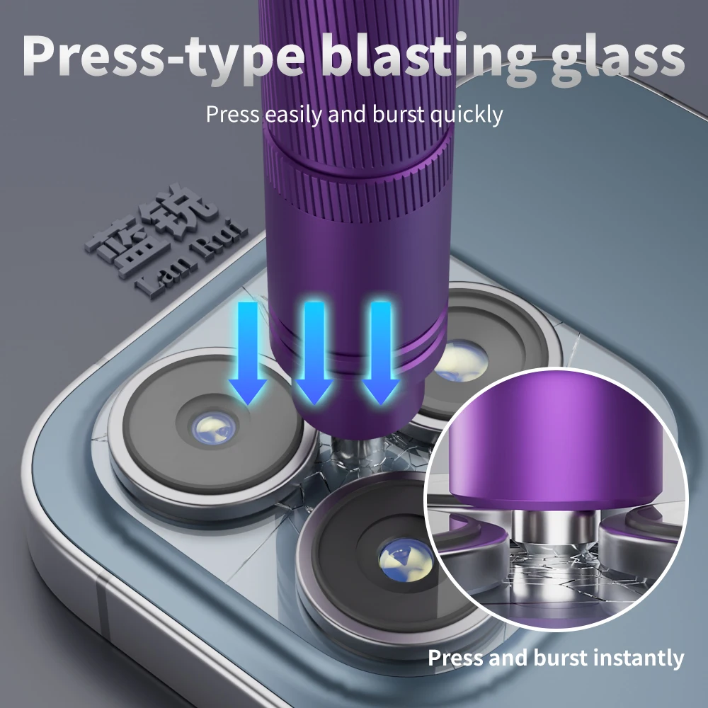 LANRUI S2 pluma de voladura de cubierta trasera de vidrio con resistencia ajustable para reparación de teléfonos móviles herramienta de voladura de cámara de cubierta trasera de vidrio - imagen 3