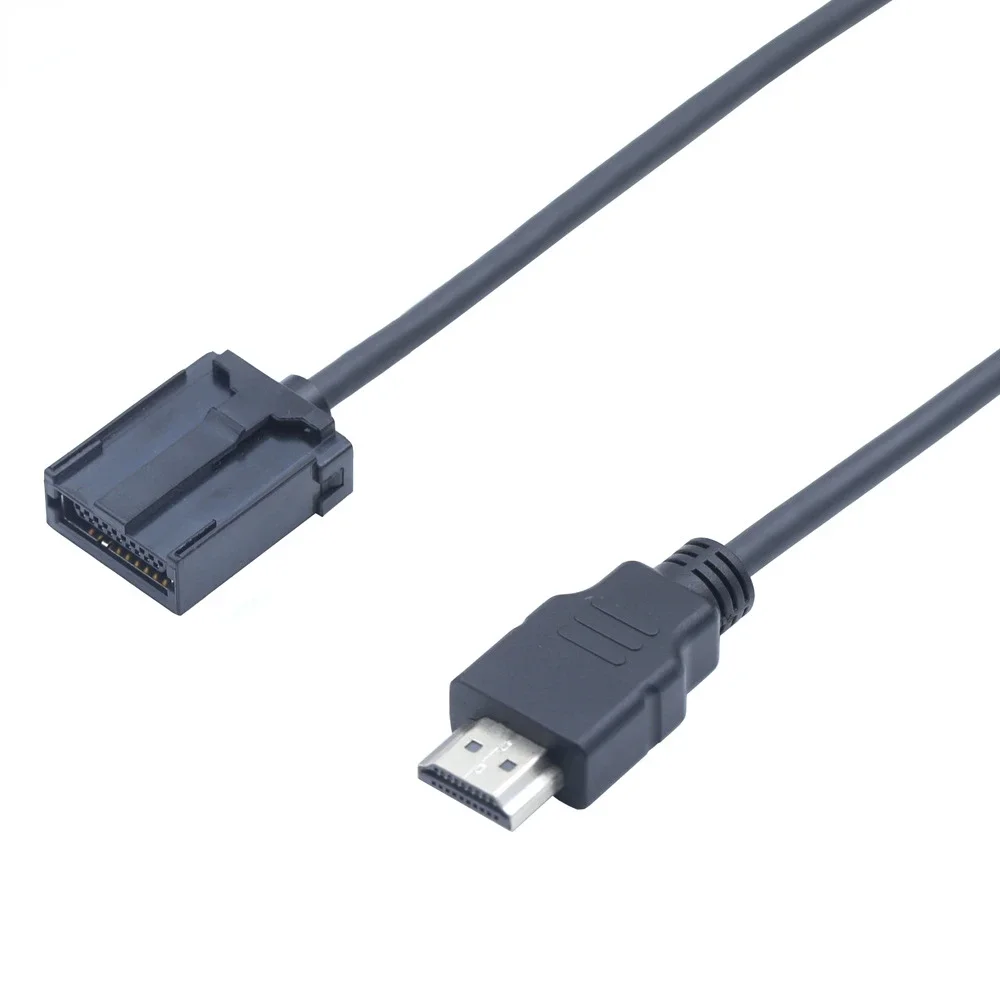Carcasa ABS de membrana interior moldeada macho HDMI EM con enchufe a cable de conexión de alta definición montado en el coche versión HDMI AM1.4 - imagen 2
