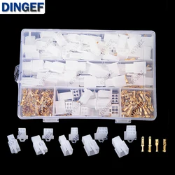 580 Uds 2,8mm conector de vehículo eléctrico para motocicleta kit de junta de conector de coche 2P 3P 4P 6P 9P conector macho y hembra