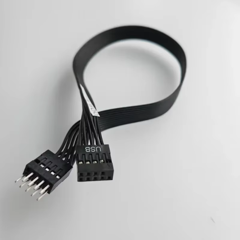 Cable Extensión USB 2.0 Interno 9 Pines Macho-Hembra 30cm