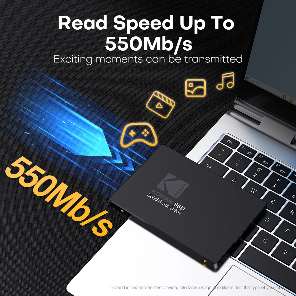 Kodak X120 PRO SSD 1TB SATAIII SSD 512GB 256GB 128GB HD 1TB disco duro interno de estado sólido 2,5 para ordenador portátil - imagen 3