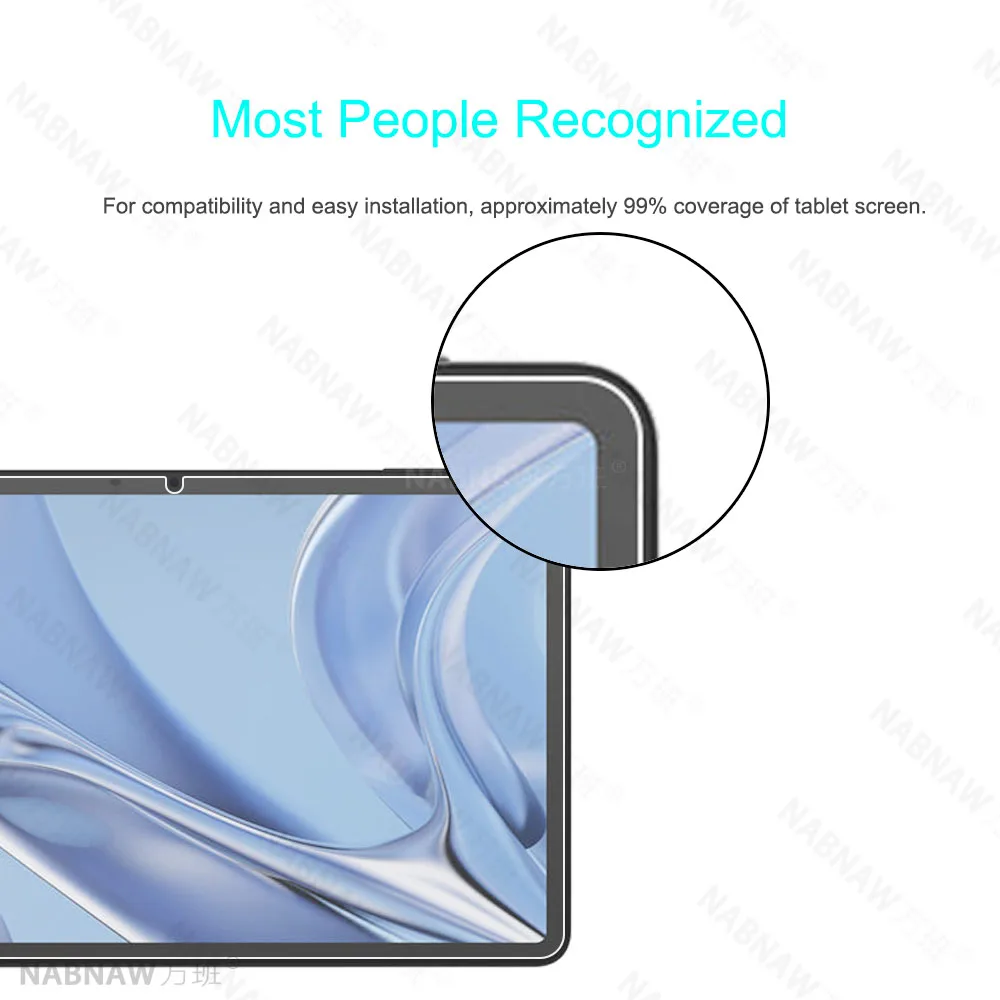 Protector de pantalla HD a prueba de arañazos, vidrio templado para DOOGEE T20 Ultra Tablet, película protectora de revestimiento de aceite de 12 pulgadas, 2 piezas - imagen 3