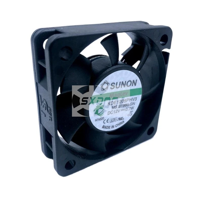 2 ventiladores de 5 cm para ventilador Maglev Sunon KDE1205PHV3 de 50 mm | Refrigeración ultrasilencioso de 12 V 0,7 W para servidores/equipo de red/dispositivos médicos