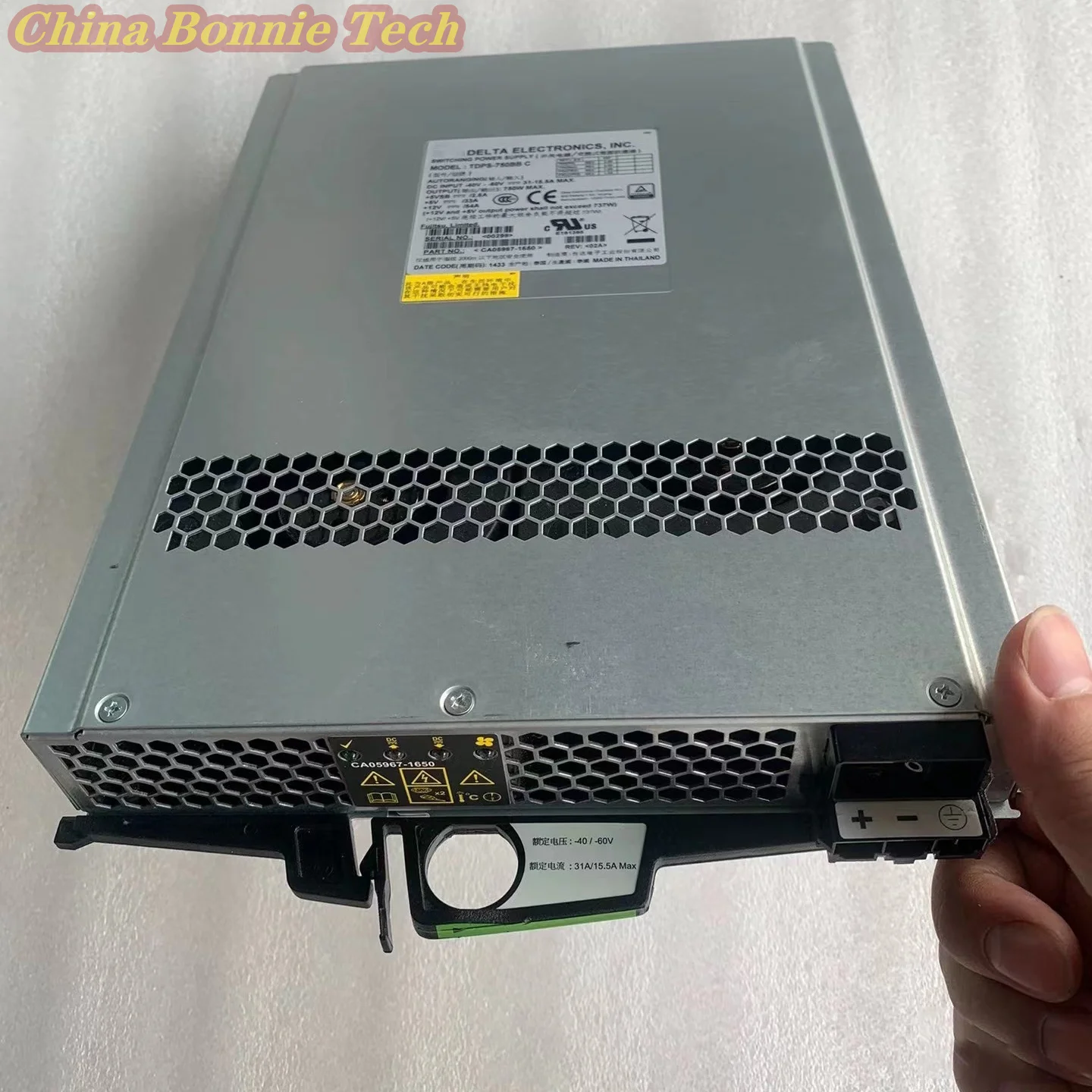 TDPS-750BB C para fuente de alimentación conmutada DELTA ENTRADA CC 40 V-60 V SALIDA 750 W - imagen 2